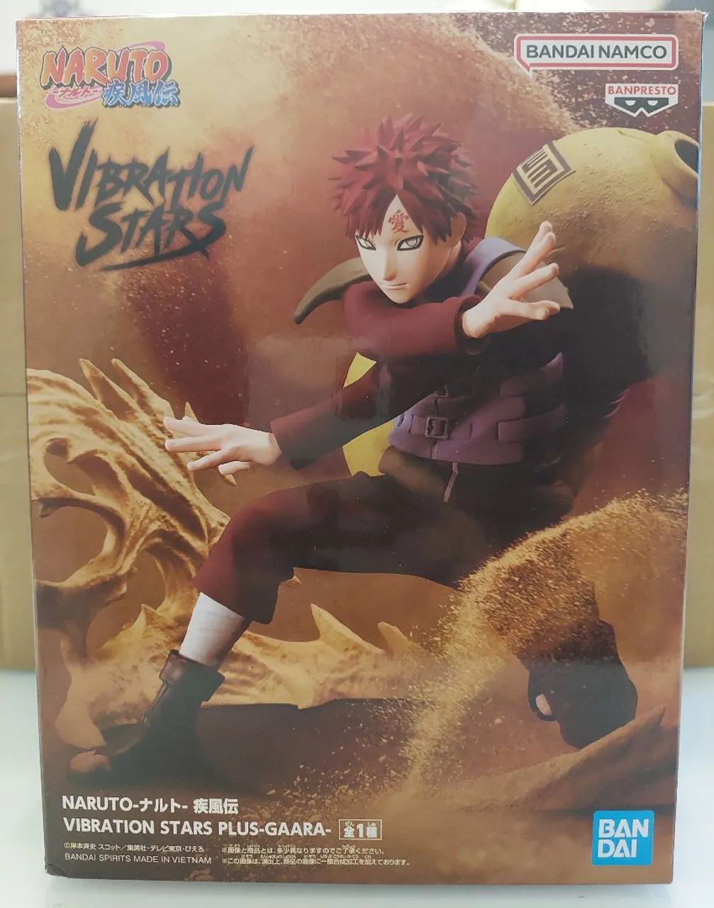 Estatua Banpresto Gaara Naruto Shippuden Vibration Stars INCOMPLETO 