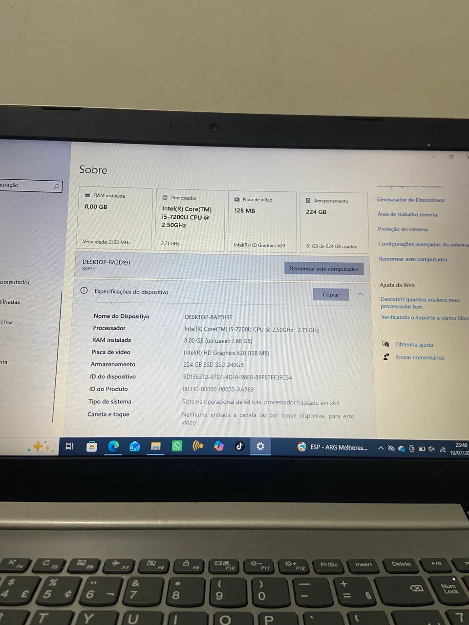 Notebook Lenovo Core I5 - Foto 3