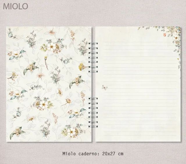 Caderno Decorado grande com capa dura - Foto 3