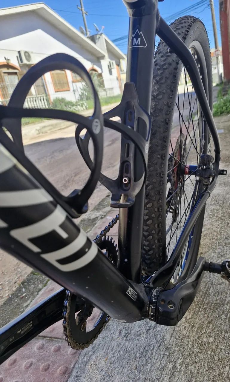 Specialized Rockhopper Comp com upgrades 17" M preta - Foto 3