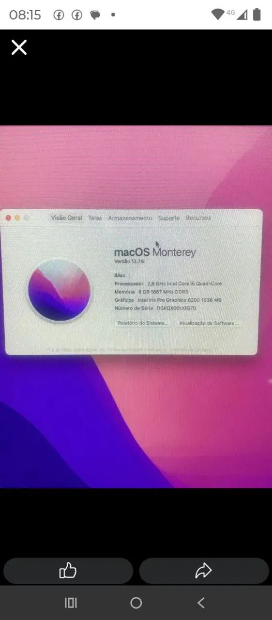 IMac 21" 2019 em perfeito estado - Foto 3