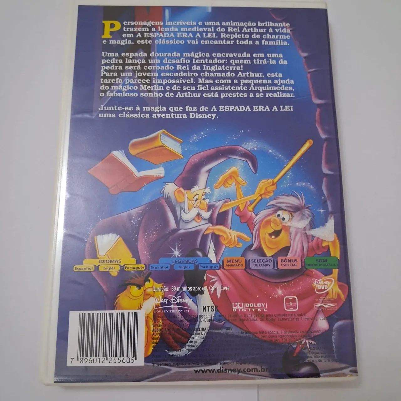 Dvd  A espada era lei disney original - Foto 4