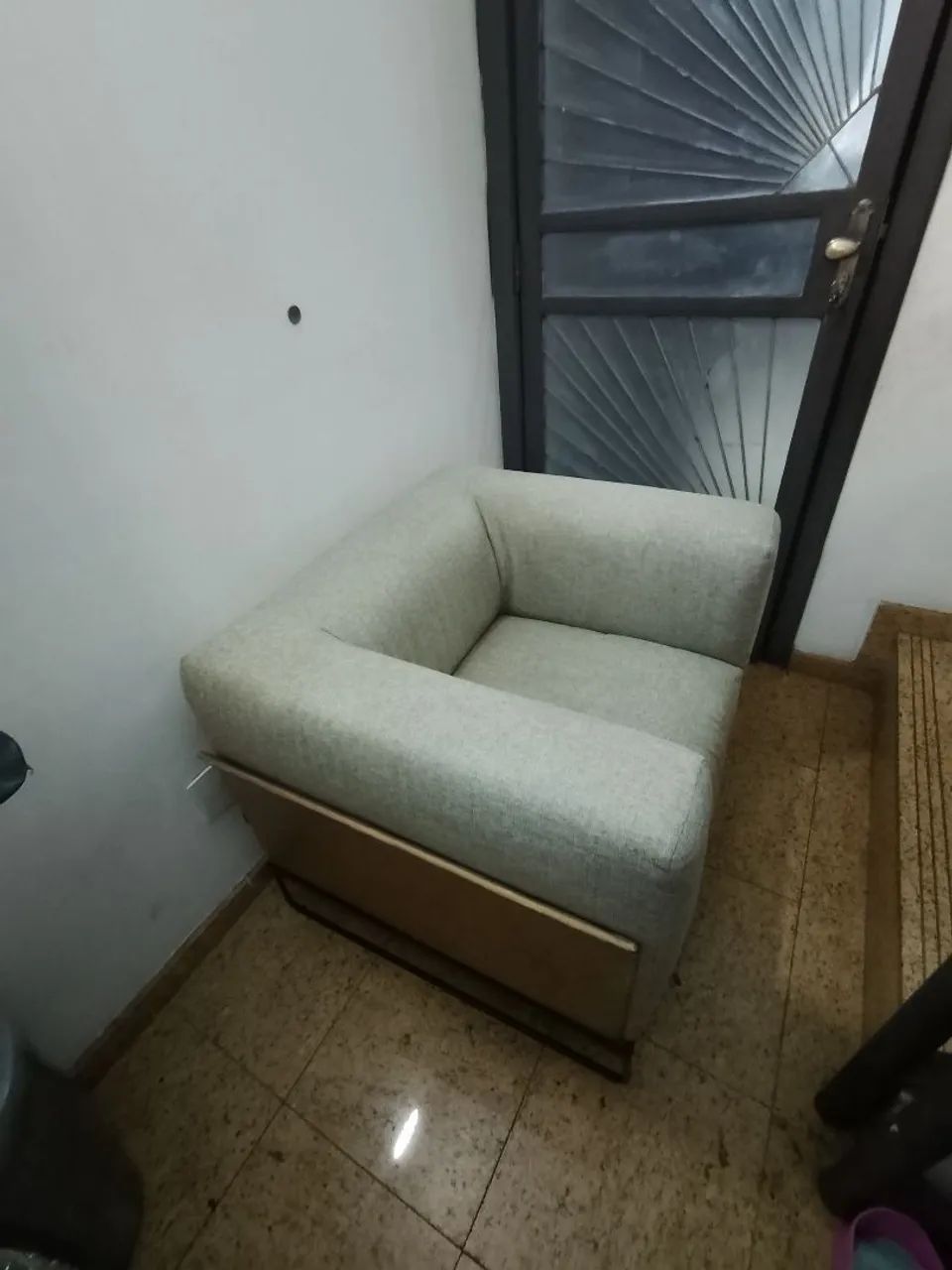 Poltrona Sava em linho - Foto 5
