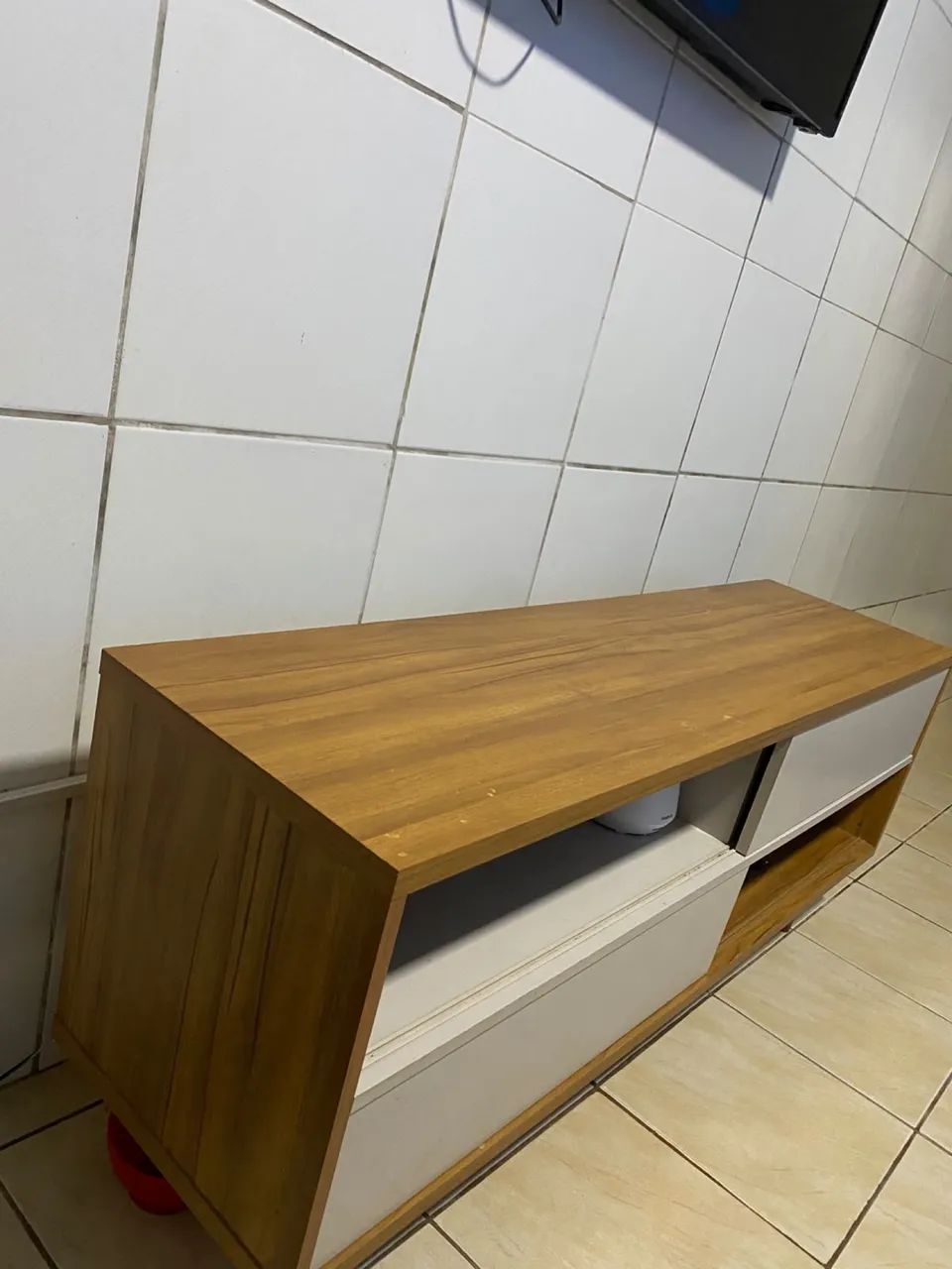 Vende-se Rack Para Tv Até 50 Polegadas Erevan 2 Portas Freijó - Foto 2