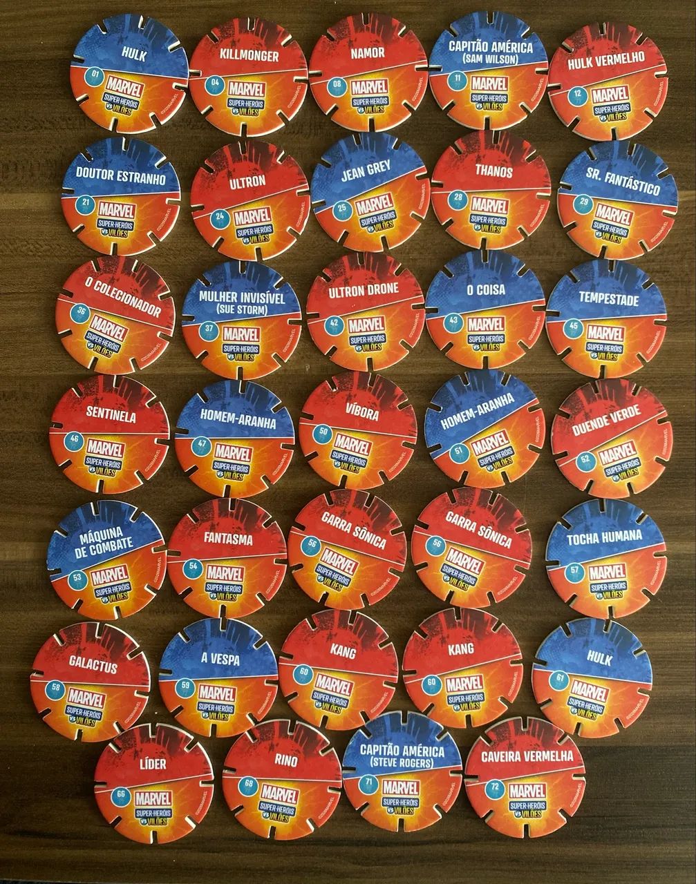 Tazos discos marvel - Bistek 
