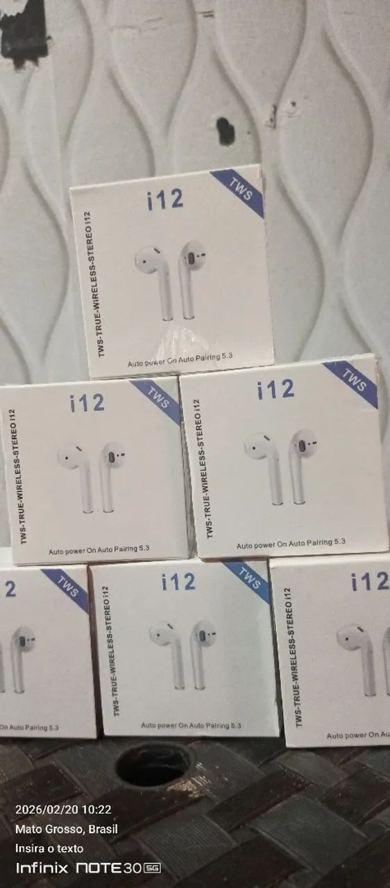 Fone de ouvido i12 - Foto 2