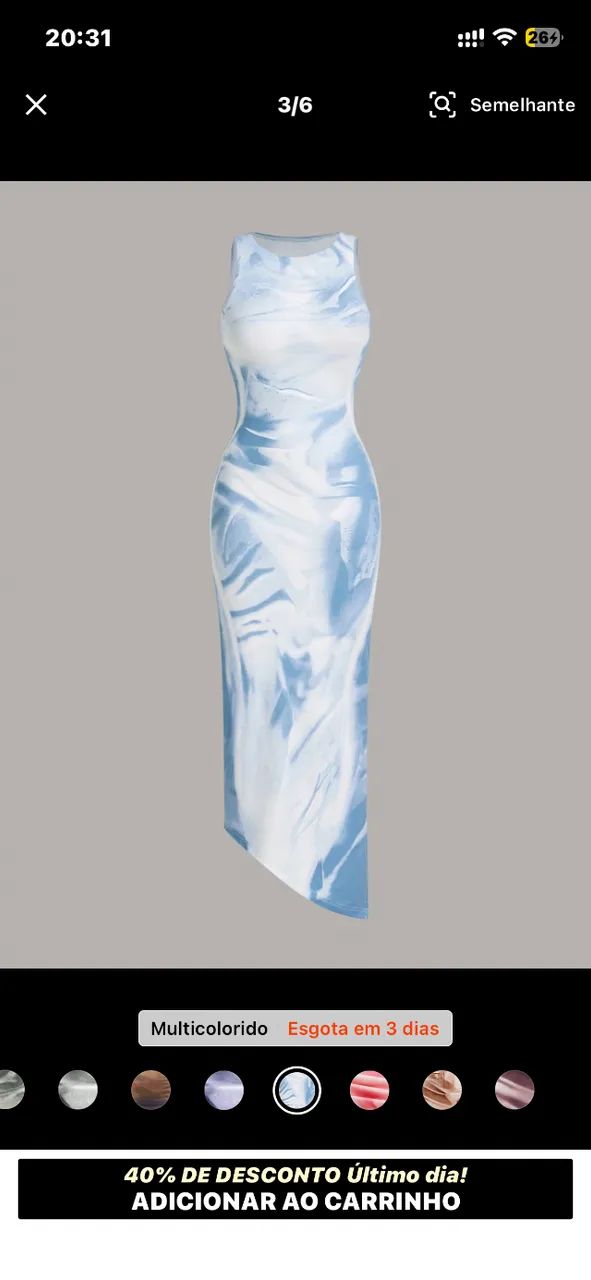 Vestido da shein 