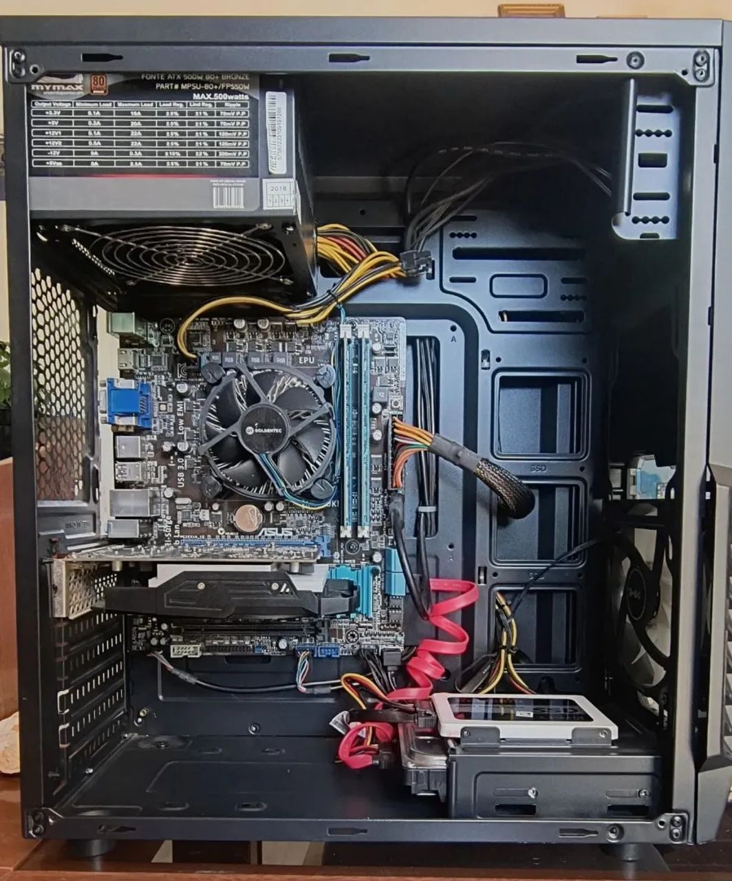 PC Gamer Intel Core i5 + RX550 + Televisão LG - Foto 3