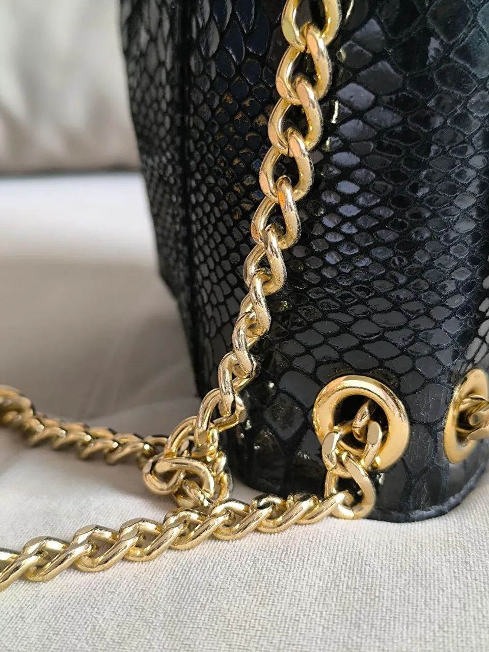 Bolsa couro legítimo Michael Kors preta ORIGINAL  - Foto 4