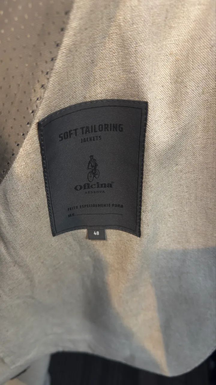  Blazer Oficina Linho Tailoring TAM 48  - Foto 2