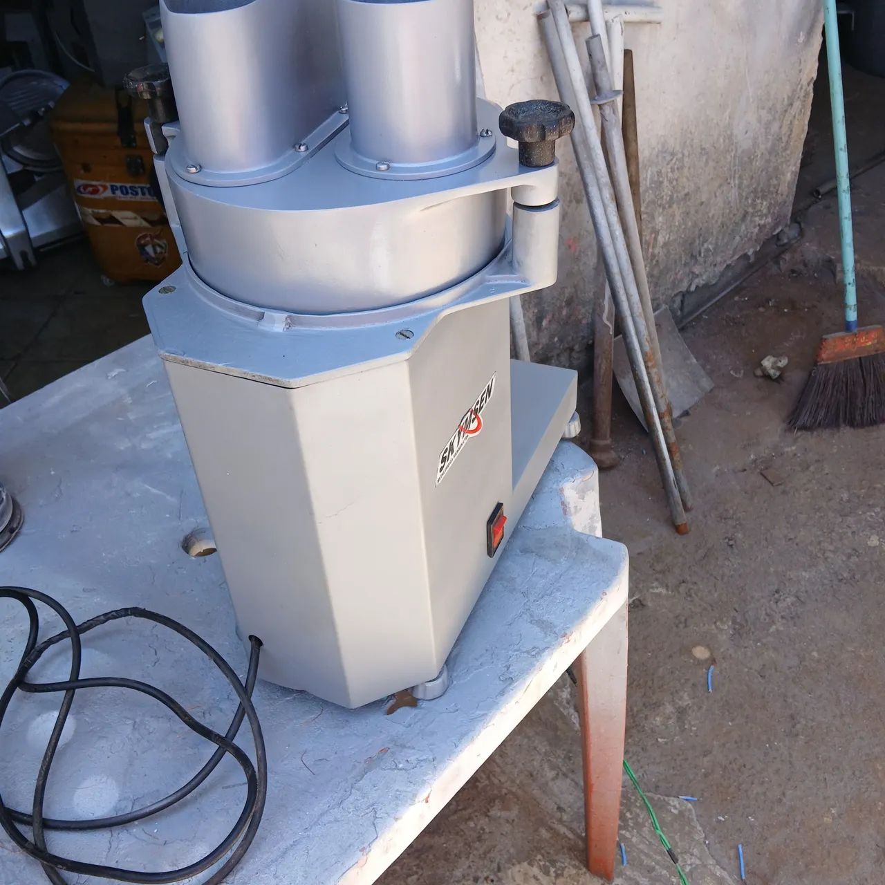 Processador de alimentos pa7 skymsen com 2 discos - Foto 2