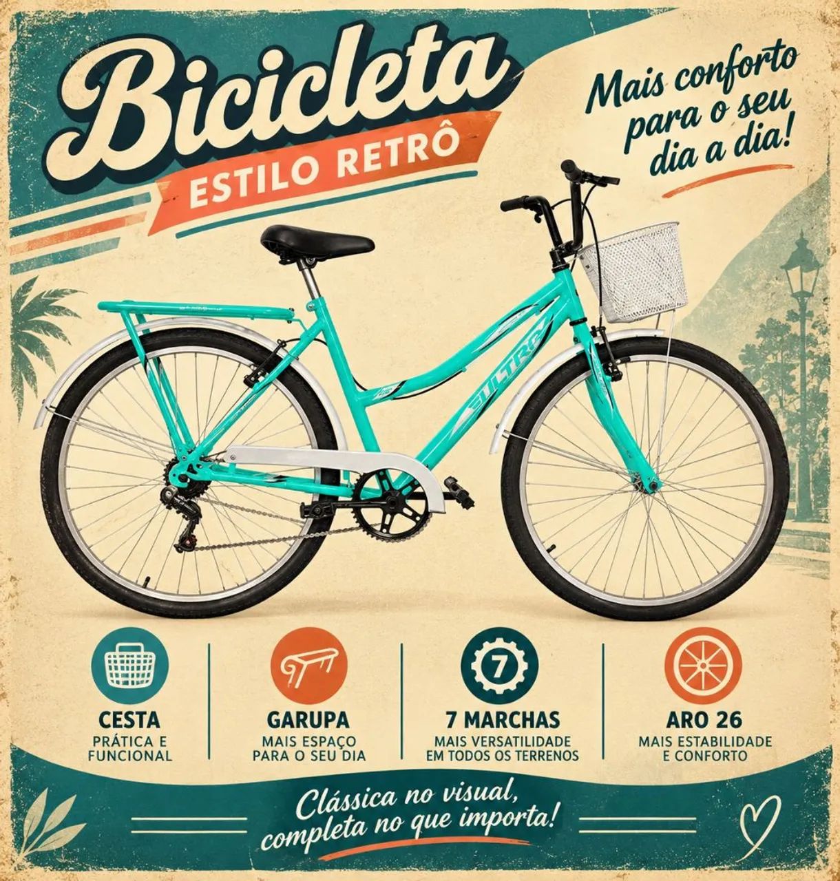 Bicicleta Retrô