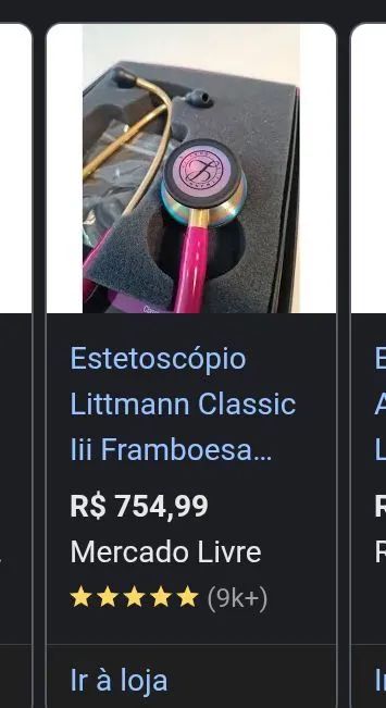 Vendo Estetoscópio Original Littmann - Foto 3