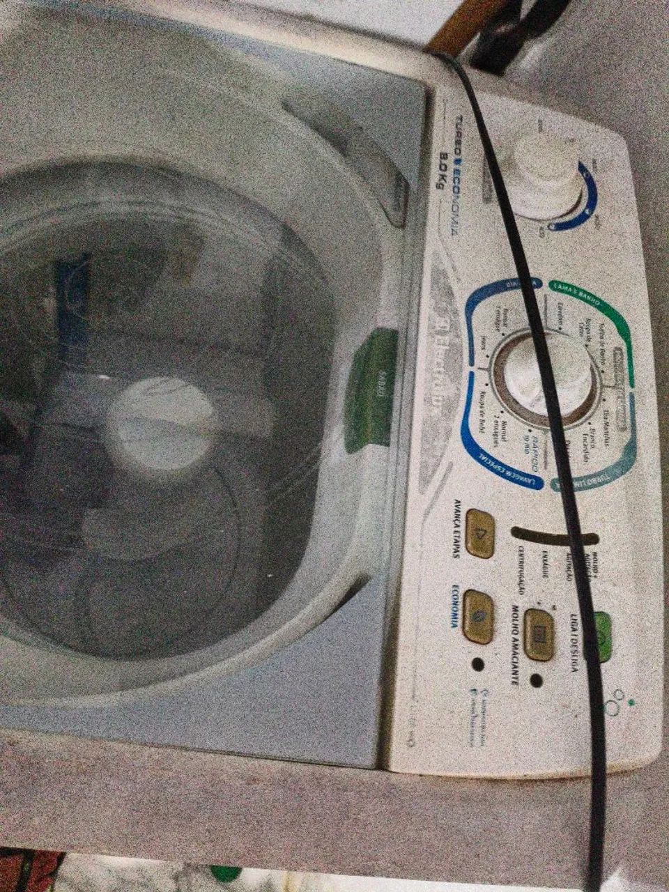 Máquina de lavar roupa  8kg Eletrolux,com defeito  - Foto 2