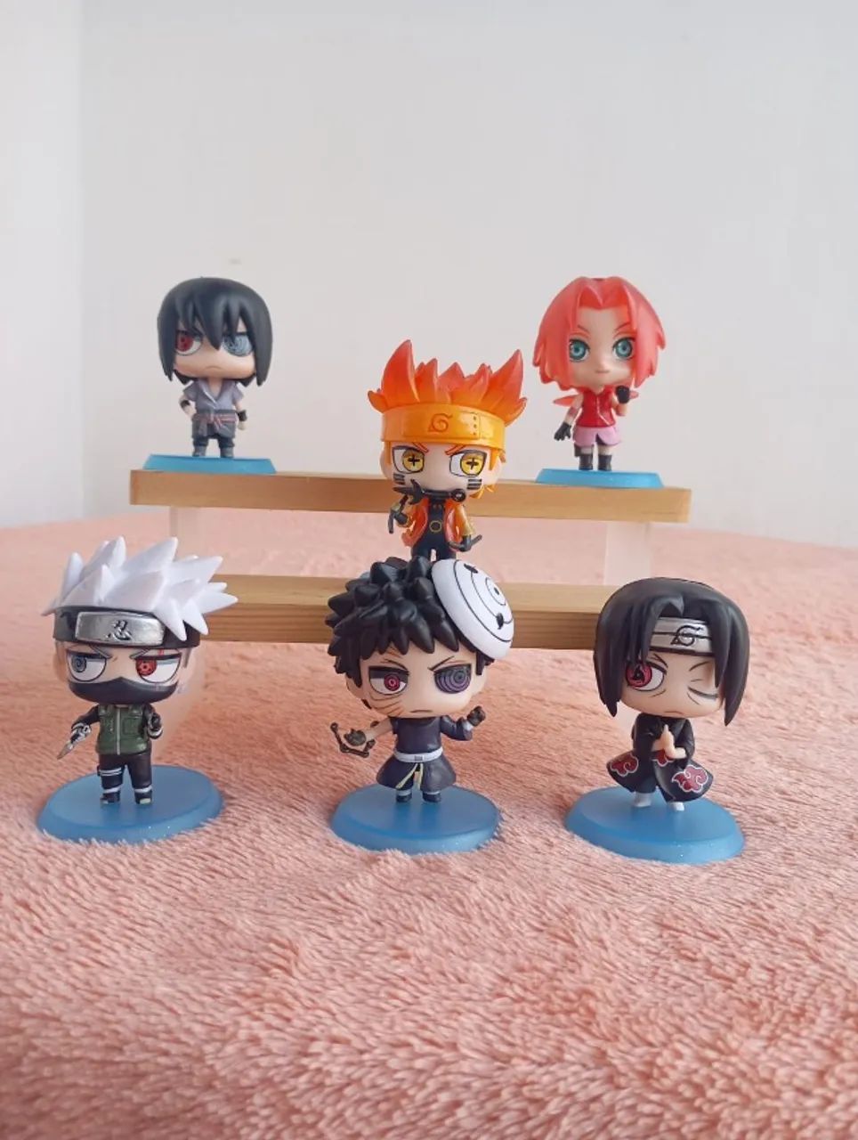 Kit 6 Bonecos Naruto Shippuden - Coleção Mini Figures - Foto 4