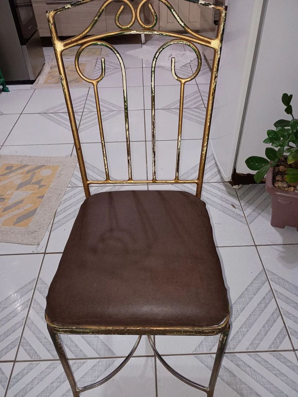 Cadeiras de ferro forjadas top raridade  - Foto 4