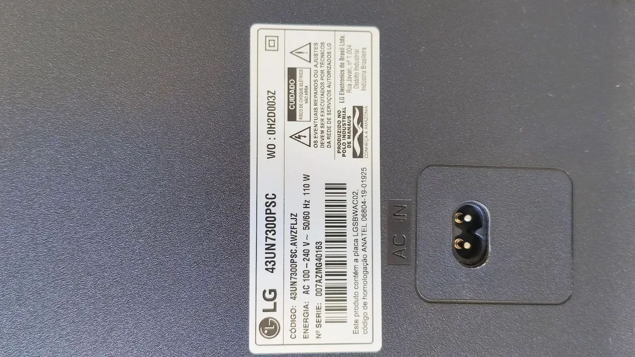 TV LG 43UN7300PSC 43 polegadas para retirada de peças - Foto 3