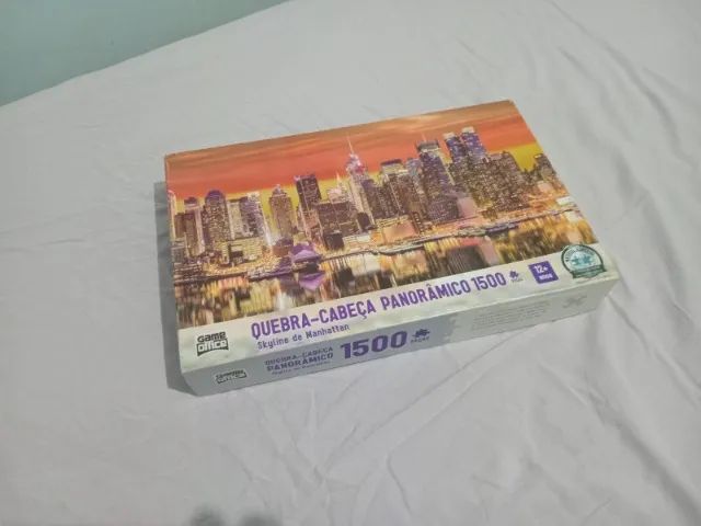 Quebra-Cabeça - Game Office 1500 peças - Skyline de Manhattan