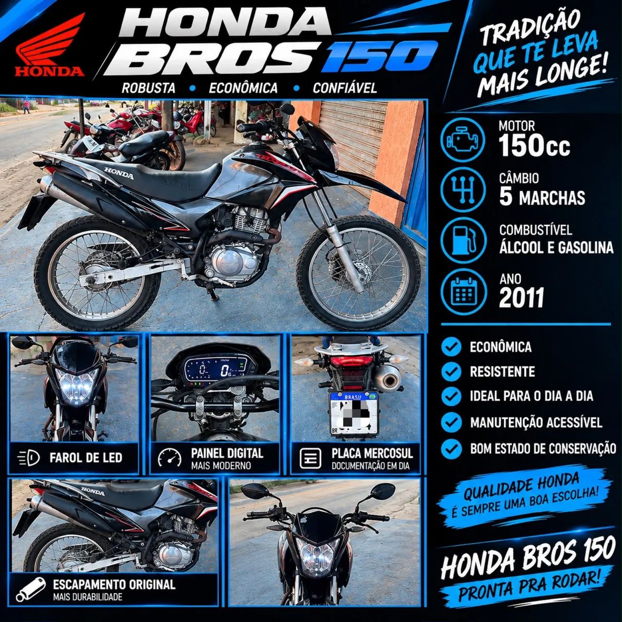 Vendo bros 150 