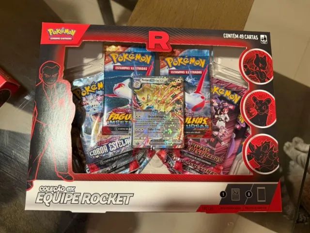 Kit box da Equipe Rocket - Persian, Nidoking e Mewtwo - Foto 3