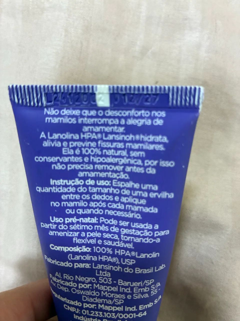 Pomada Lanolina rachadura seio amamentação - Foto 2