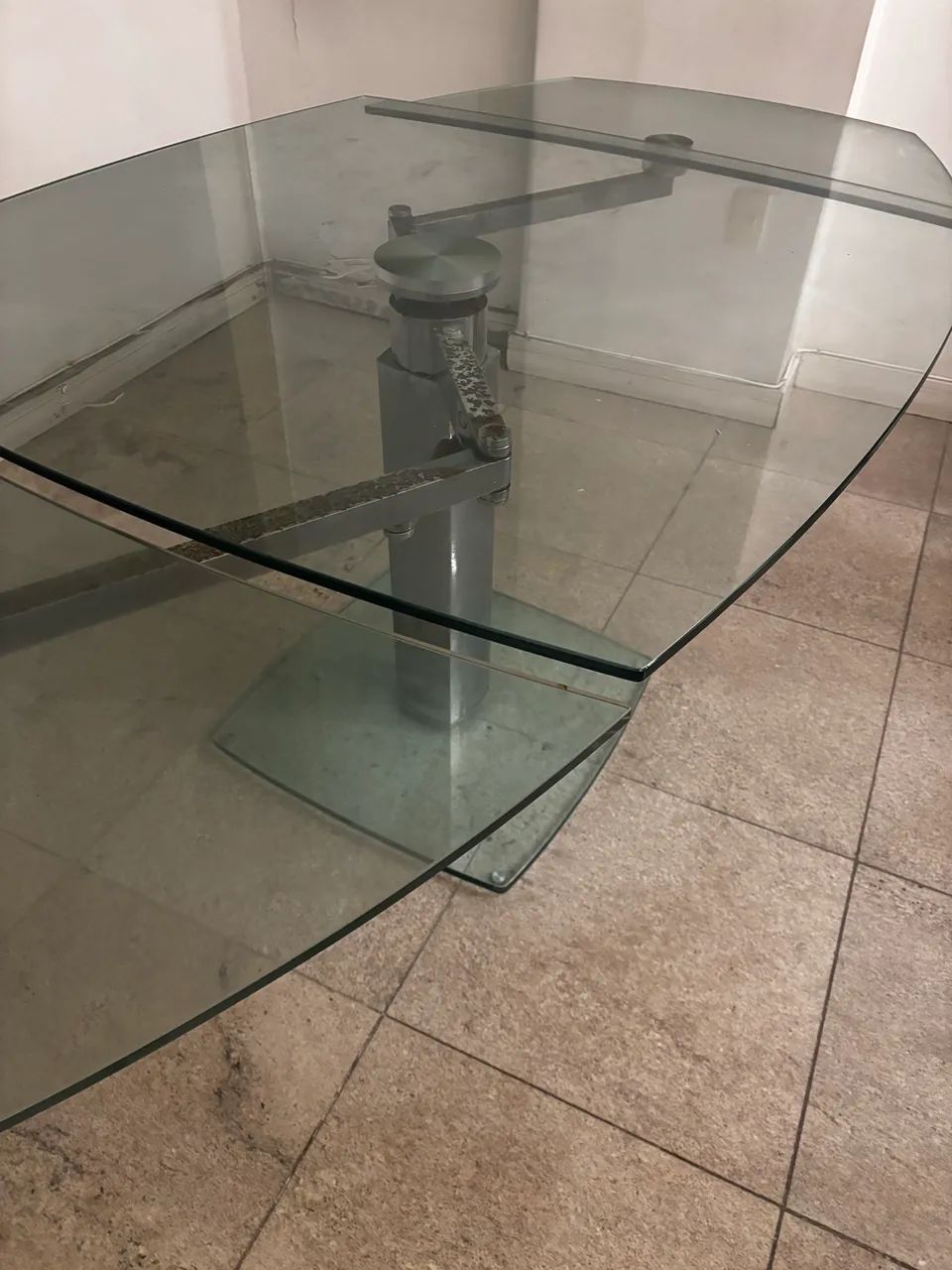 Mesa de Jantar de Vidro Extensível - Foto 3