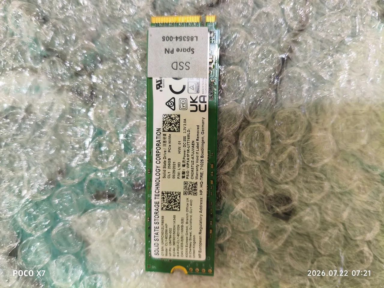 SSD nvme 256GB - Foto 2