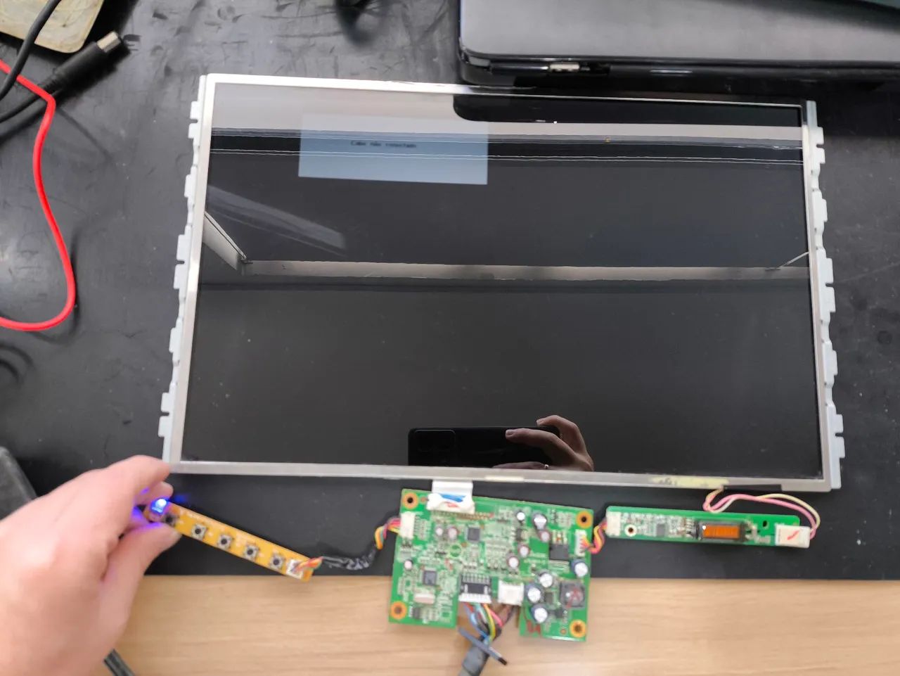 Kit LCD 15.4 com Controladora VGA - Completo, sem Fonte
