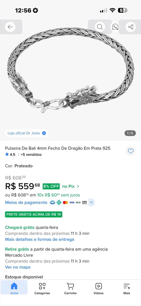 Pulseira baly peruana prata 925 legítimo - Foto 3