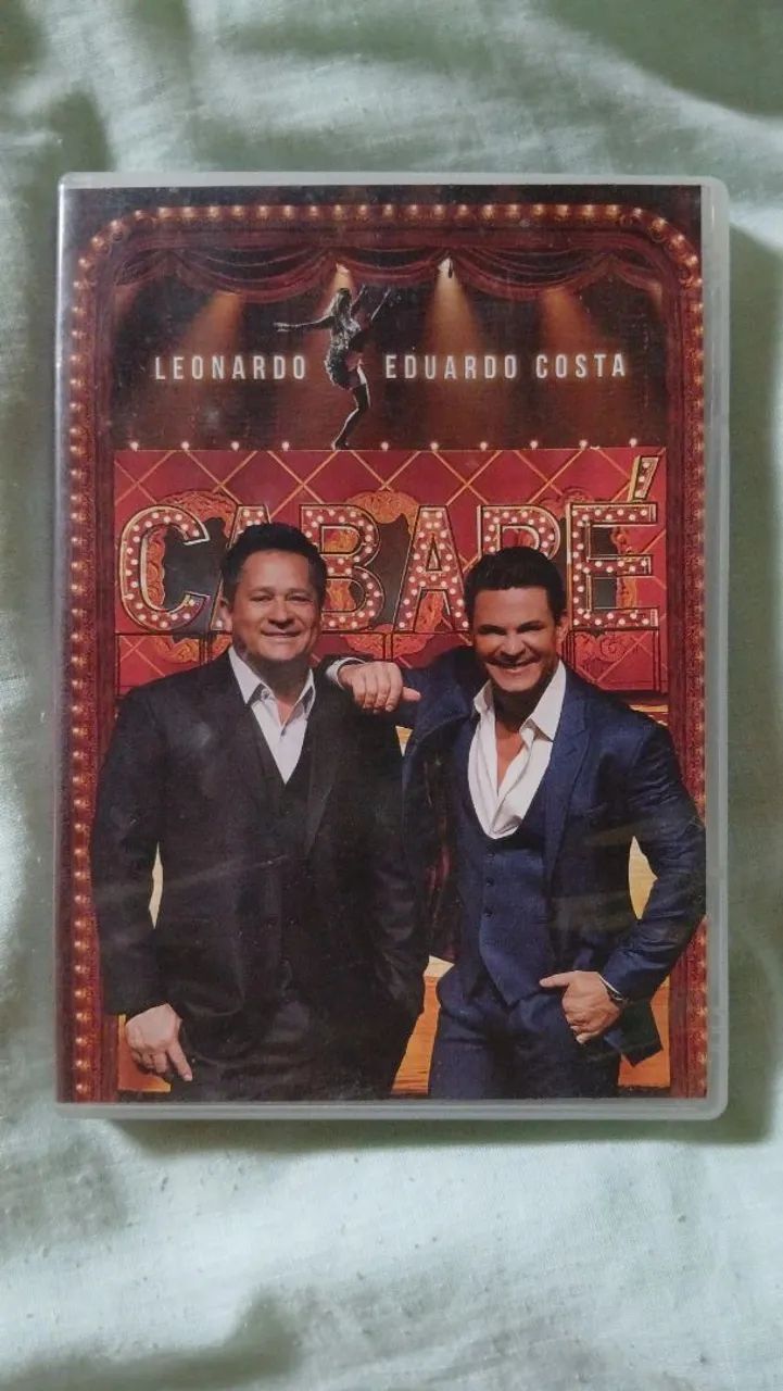 DVD Cabaré com Leonardo e Eduardo Costa. Usado, em perfeito estado . Original 