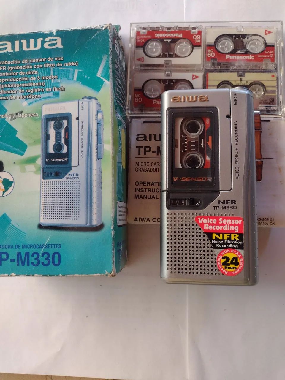 Gravador de Voz AIWA - com Microcassete - Foto 2