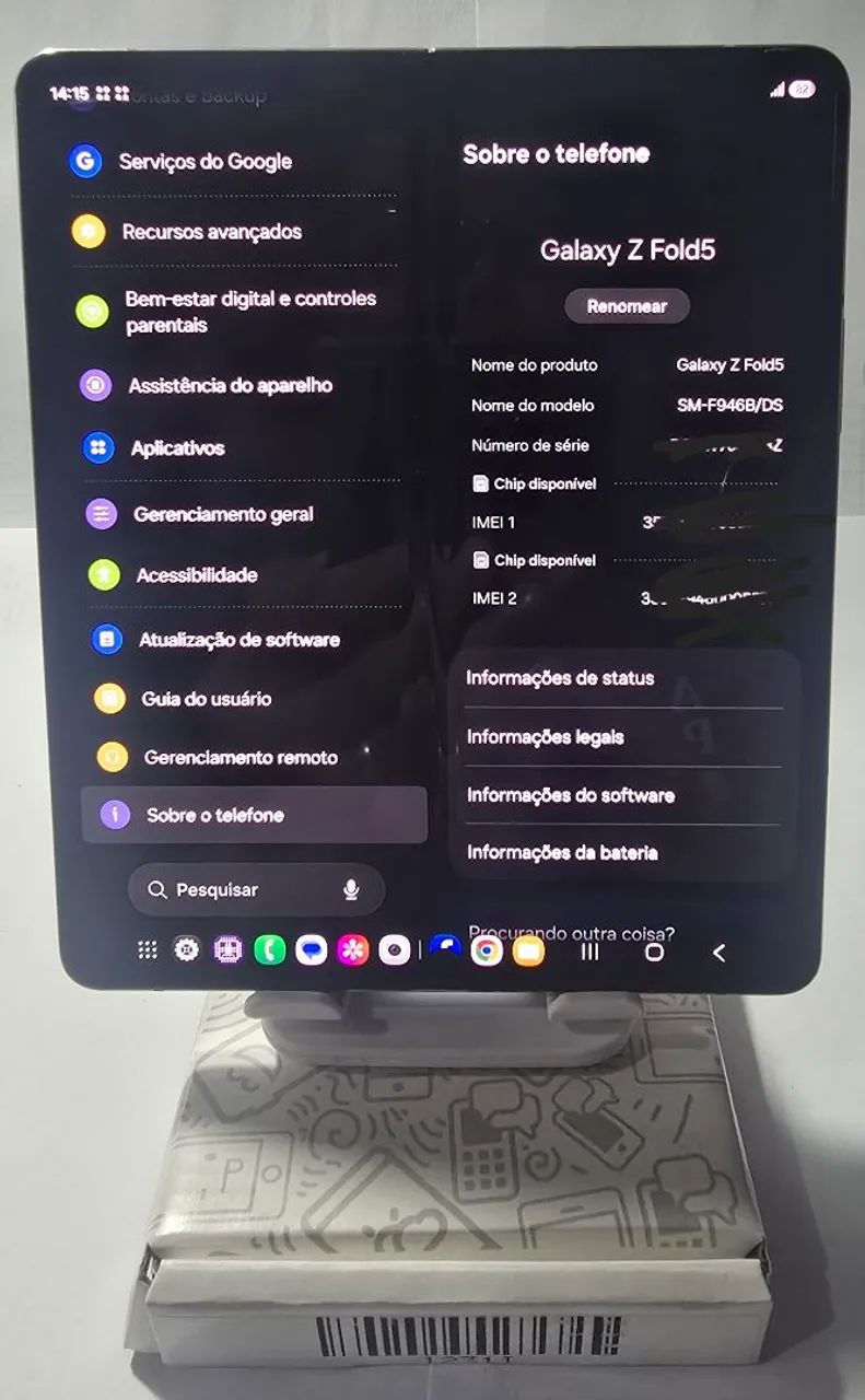 Samsung zfold5 1tb 12gb ram  - Foto 5