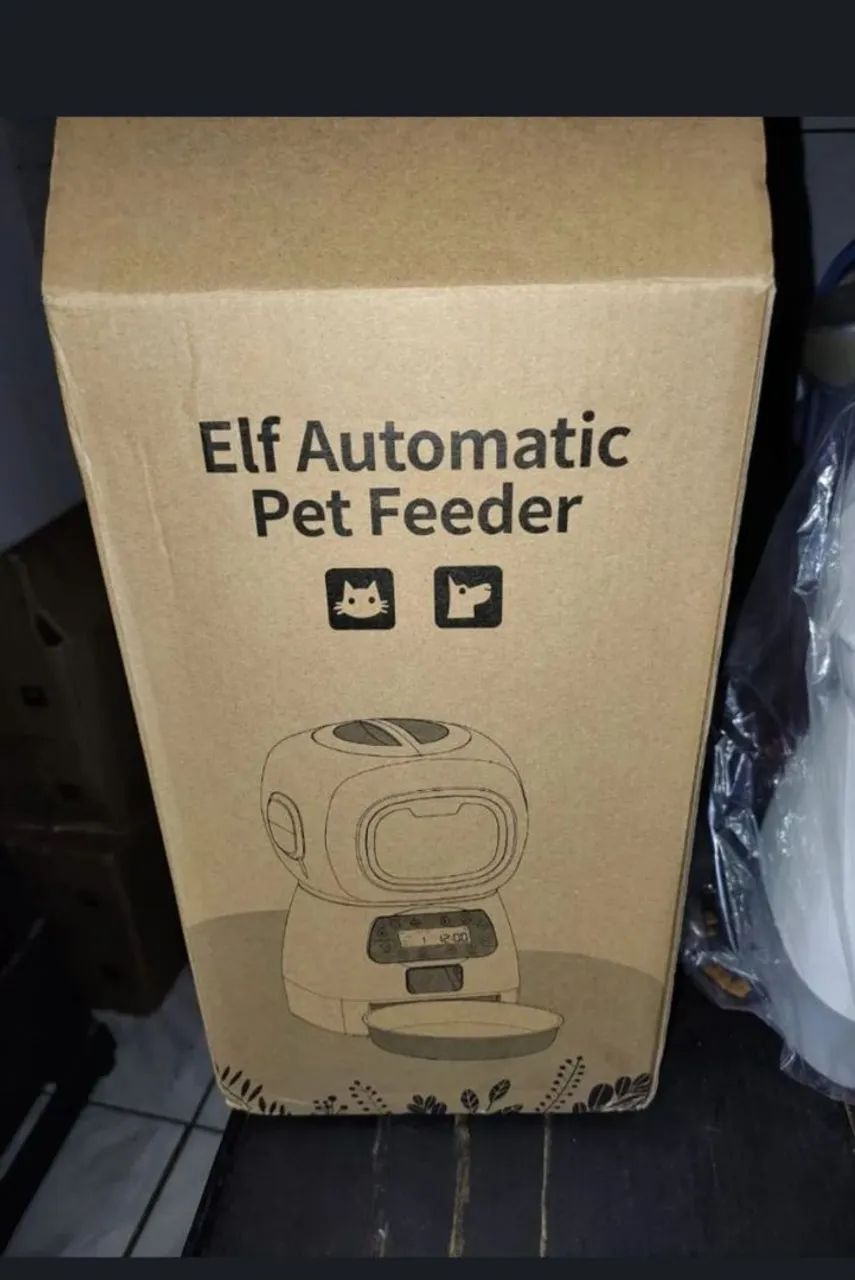 Alimentador automático para Pets Elf automatic Pet Feeder somente venda<br><br>