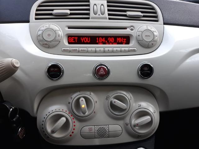 Fiat 500 Perola!! Financio Sem Ent. nao ka c3 onix 208 kwid up hb20 cooper mobi uno gol - Foto 13