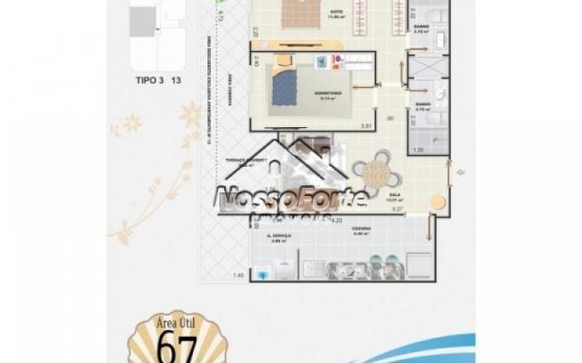 Lançamento Apartamento na Aviação em Praia Grande - Foto 9