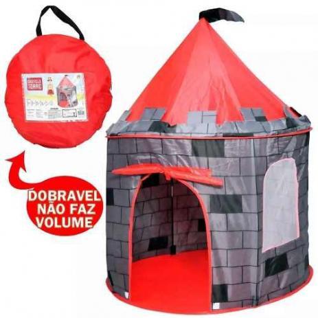 Barraca Toca Infantil Castelo Torre Dobravel Brinquedo
