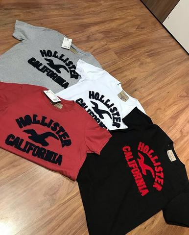 Camisetas Aber e Hollister