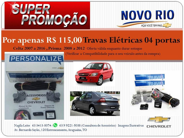 Travas Elétricas 04 portas