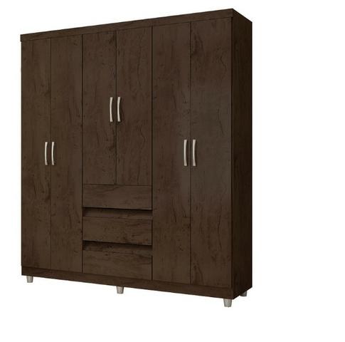 Guarda roupa 6 portas 3 gavetas - Foto 2