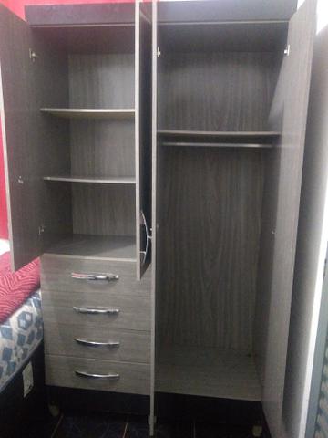 Guarda Roupa 4portas 4 gavetas - Foto 4