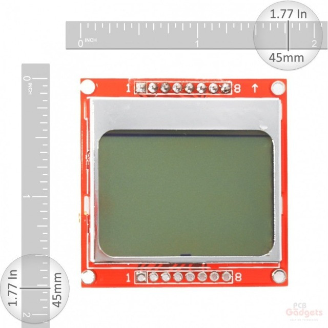JA Robótica - Display Lcd Nokia 5110