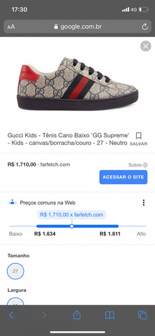 tenis gucci kids