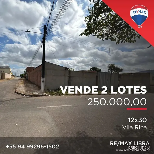 Re/Max Libra Vende 2 Lotes