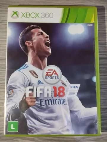 Kit 3 Jogos ( FIFA 18 + PES 2018 + FIFA 19) Xbox 360 Mídia Digital Original