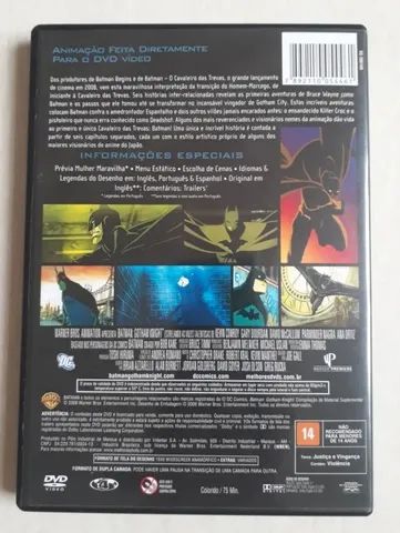 DVD BATMAN CAVALEIRO DE GOTHAM ANIMAÇÃO DC COMICS - Foto 2