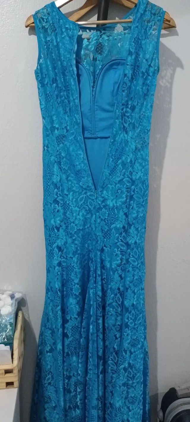 Vestido de festa usado uma vez e guardado. - Foto 2