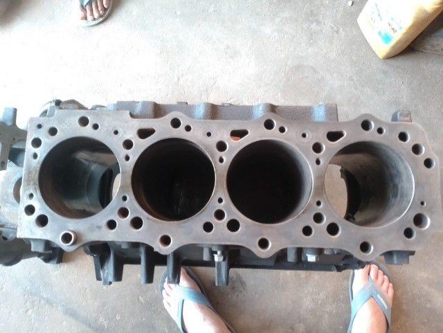 Bloco LImpo + Mancais do Motor Mitsubishi Pajero 4M40 2.8 T Intercooler - Foto 2