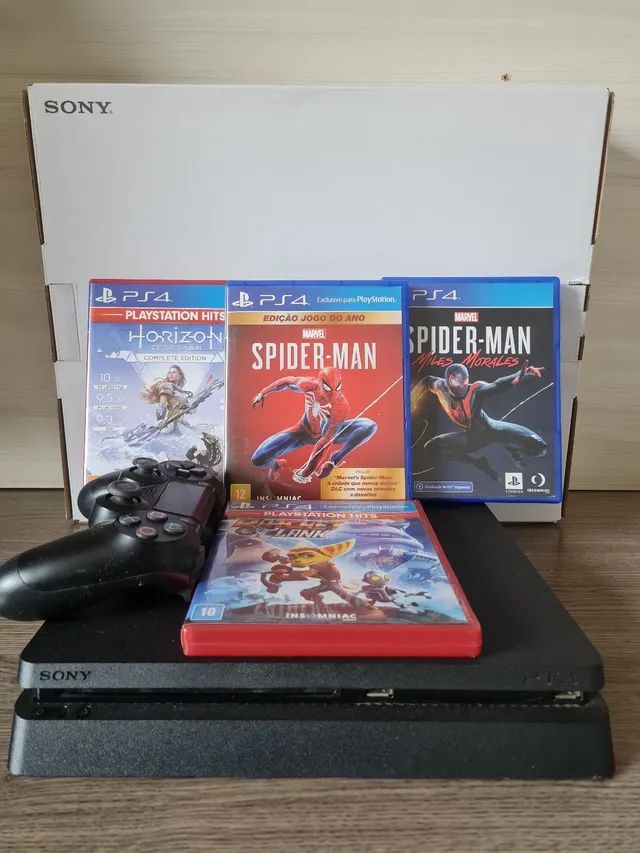 Ps4 Slim - Dois controles - 1 jogo - Videogames - Setor Campinas, Goiânia  1256806130