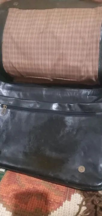 Bolsa  pasta de  couro masculina - Foto 5
