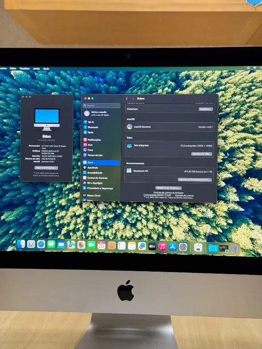 51 - iMac 2012, perfeito estado, sem marcas ou arranhões, na caixa! - Foto 4